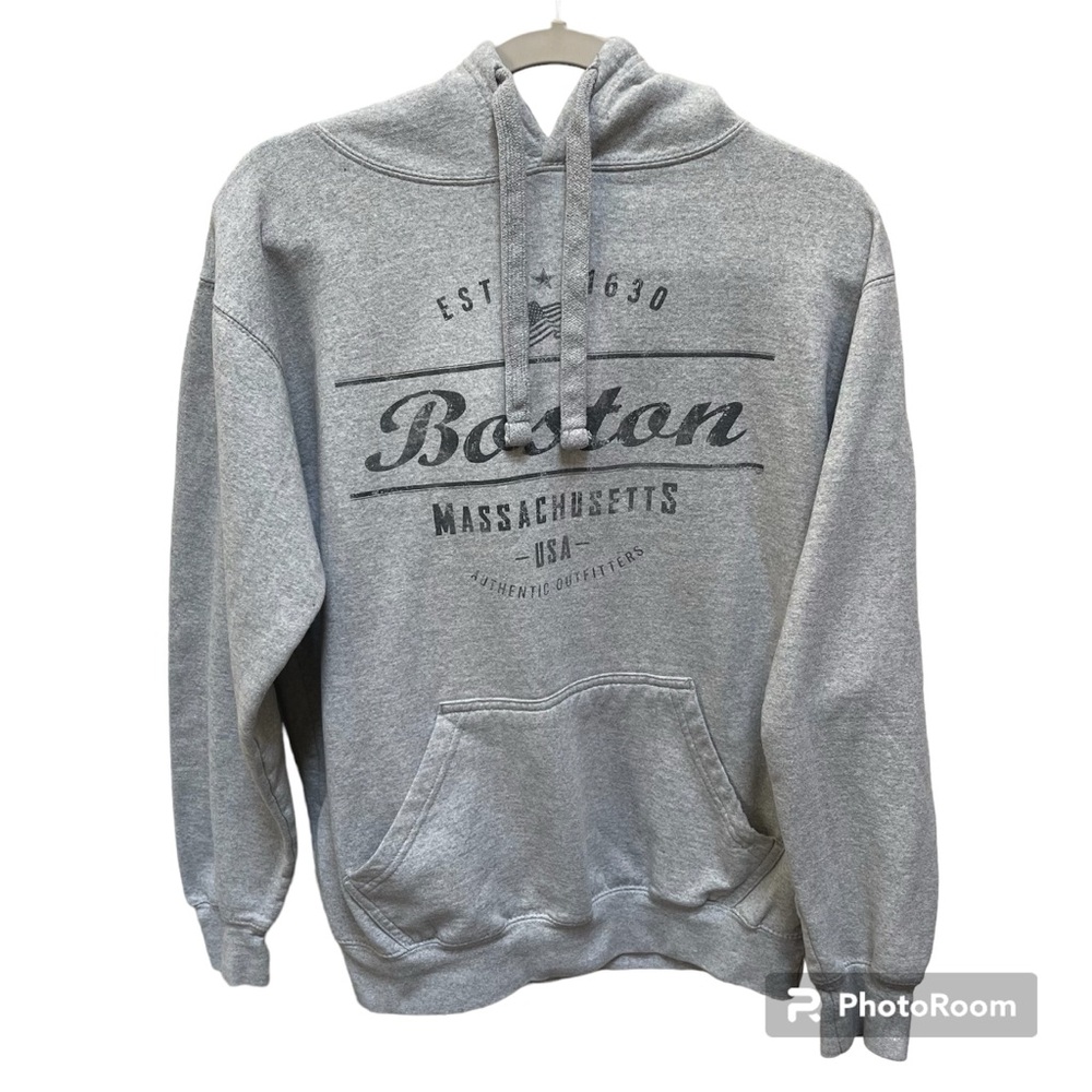Vintage Milltex Boston Hoodie Sweatshirt Size M